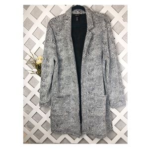 Style & Co. Knee Length Cardigan Size Large